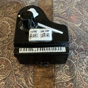 Vintage Ceramic Piano Trinket/Jewelry Box